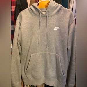 Men Nike grey hoodie size small